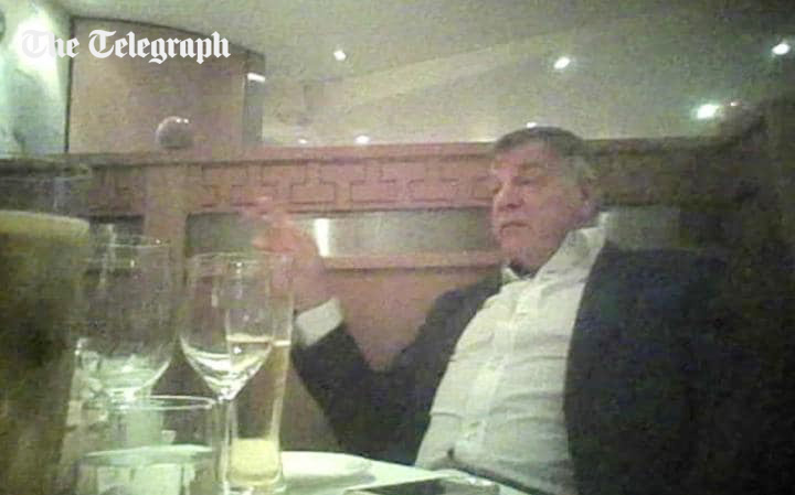  Sam Allardyce was caught in a sting by The Telegraph newspaper