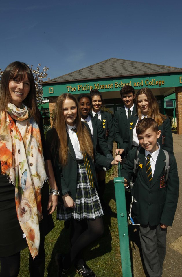  Catherine Hutley, left, principal at Philip Morant School and College, in Colchester, Essex, has scrapped all homework to give teachers more time to plan lessons