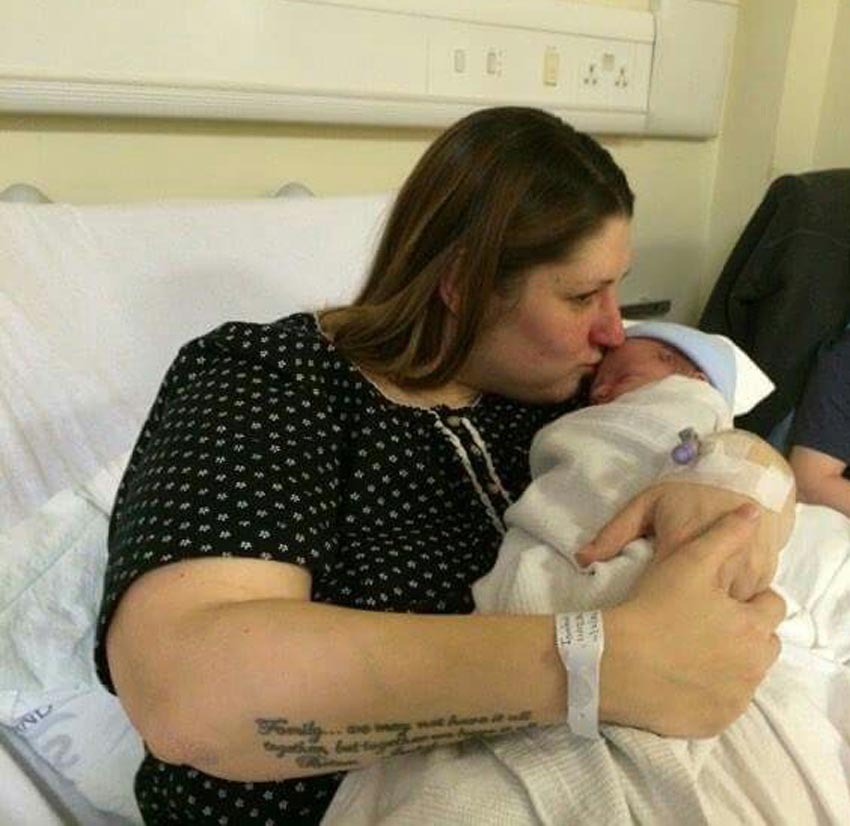 After giving birth to her son Jason, Izzy decided she needed to change her life