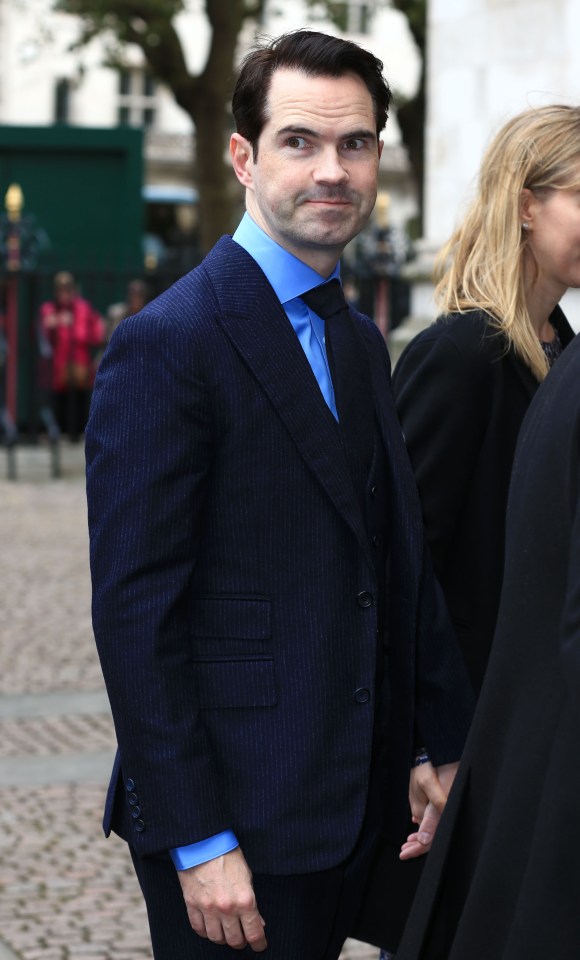  Comedian Jimmy Carr looks dapper in blue