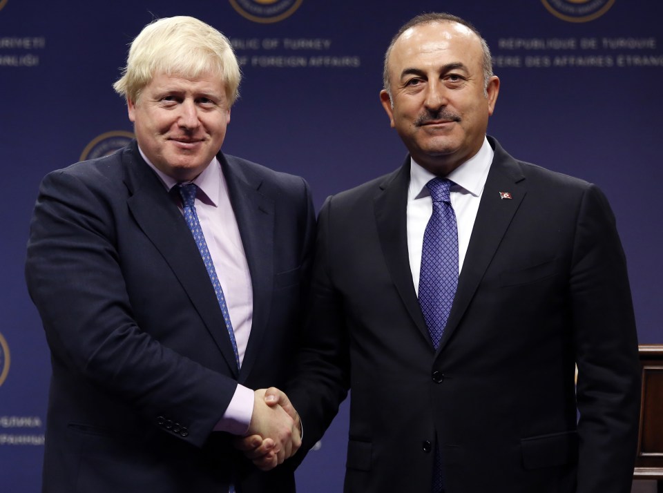  Boris Johnson described Turkey as "the land of my fathers" during his visit where his tidier hairstyle was on show