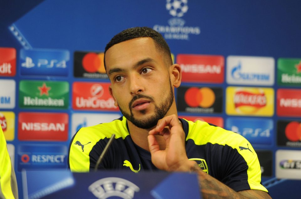  Walcott speaking about his time to reflect at the Arsenal press conference today