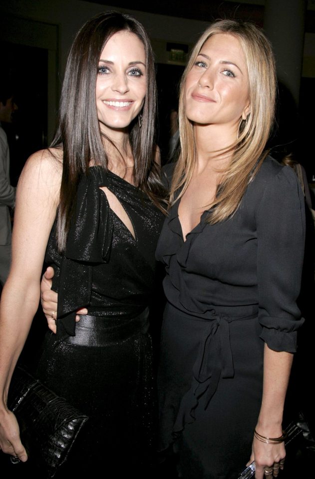 Courteney Cox has spoken out on BFF Jennifer Aniston being dragged into Brad Pitt's divorce drama