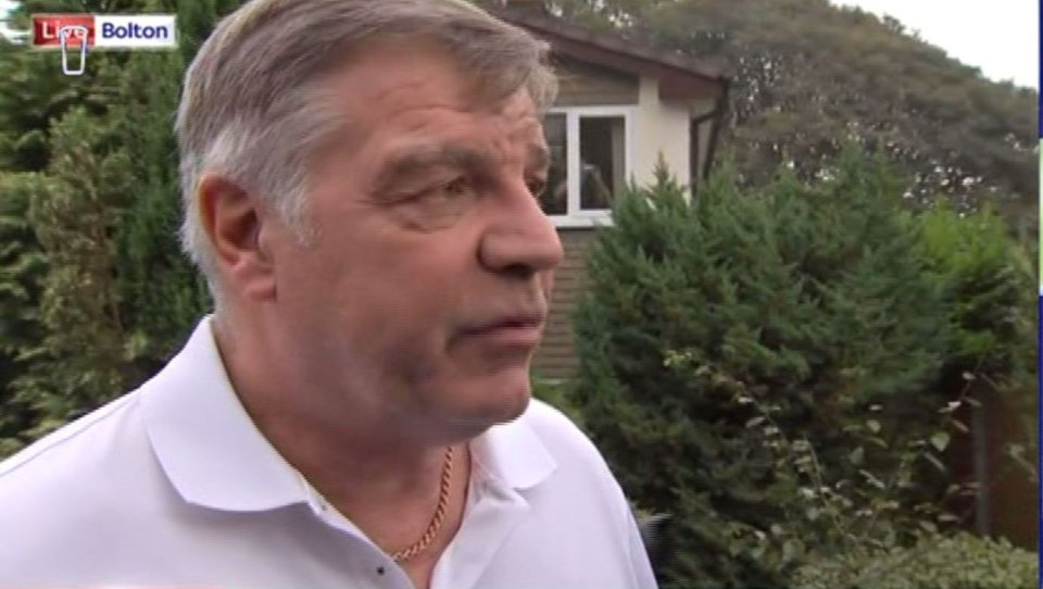  Sam Allardyce described the process that caused him to lose his job as 'entrapment'