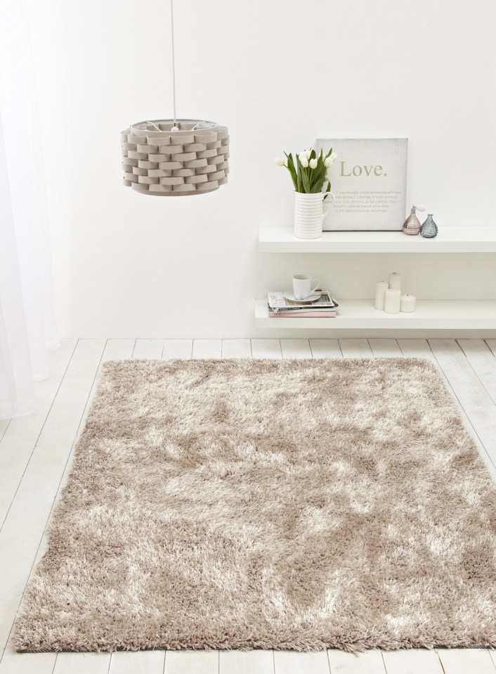  The new rug range from BHS will come in four sizes and five different colours