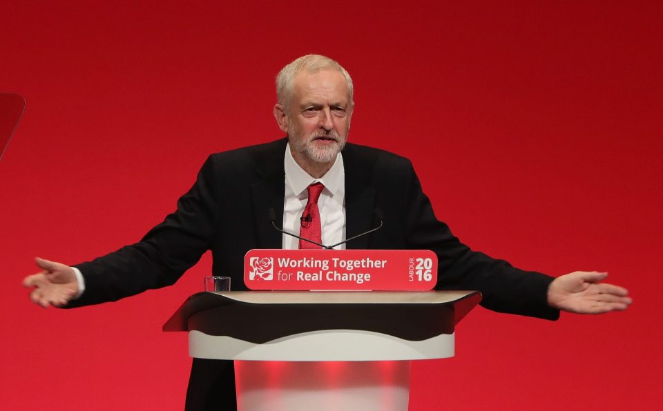  Not everyone was happy to hear what Jeremy Corbyn had to say with Labour MP