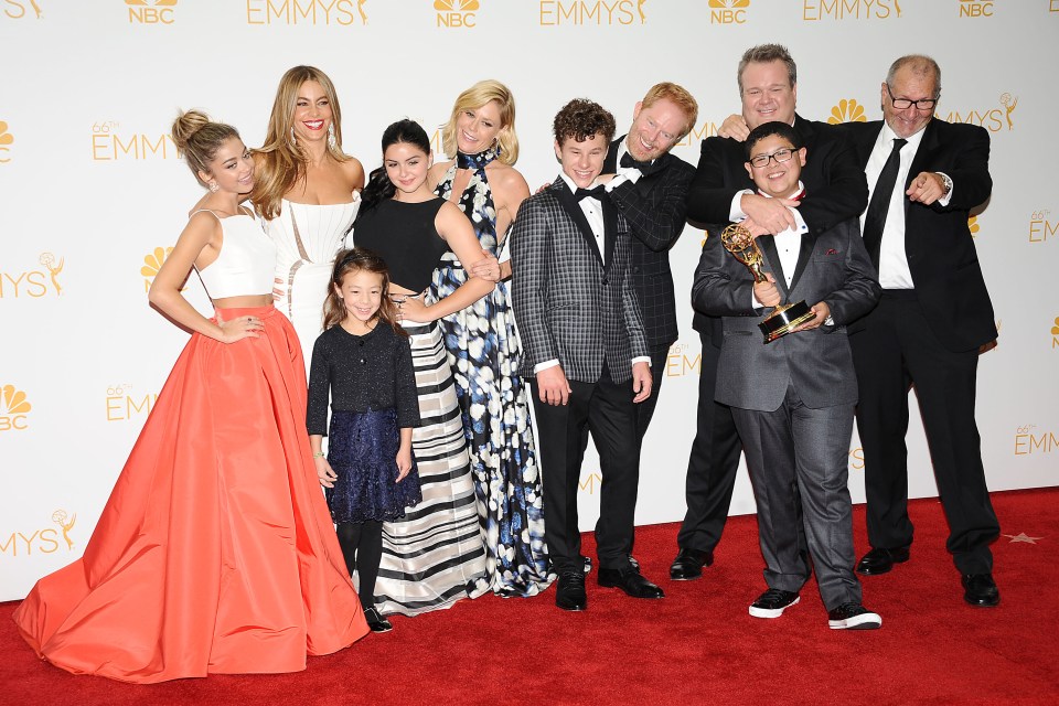  The cast of the ABC show at this year's Emmy Awards