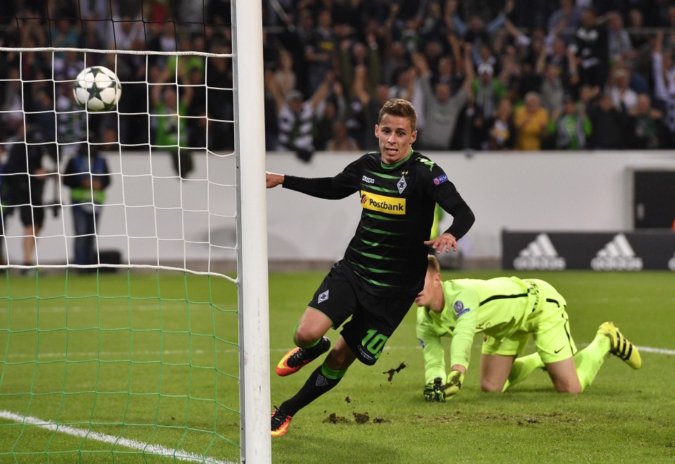  Thorgan Hazard has been one of the shining lights in the Bundesliga this season