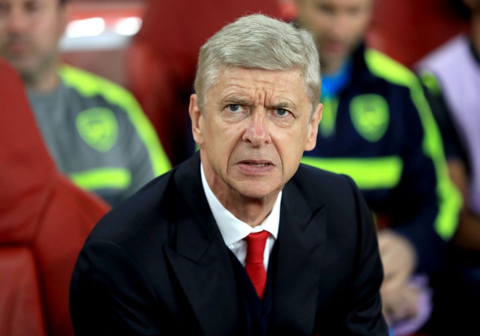  Arsenal manager Arsene Wenger with his full focus on the Champions League win at home to Basel tonight