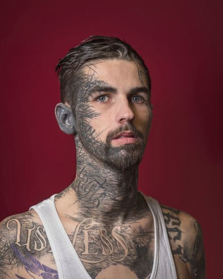  Mark's fascinating photos show the features of those who've taken body inking trend to the extreme