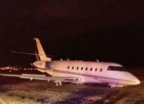  Cristiano Ronaldo's private jet crash landed at Barcelona's El Prat airport on Monday, local media have reported