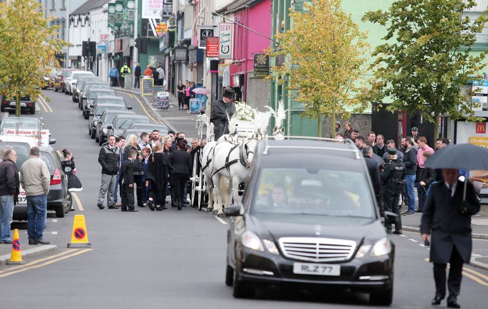  Her family claimed all the ferries to Ireland were booked up for the event