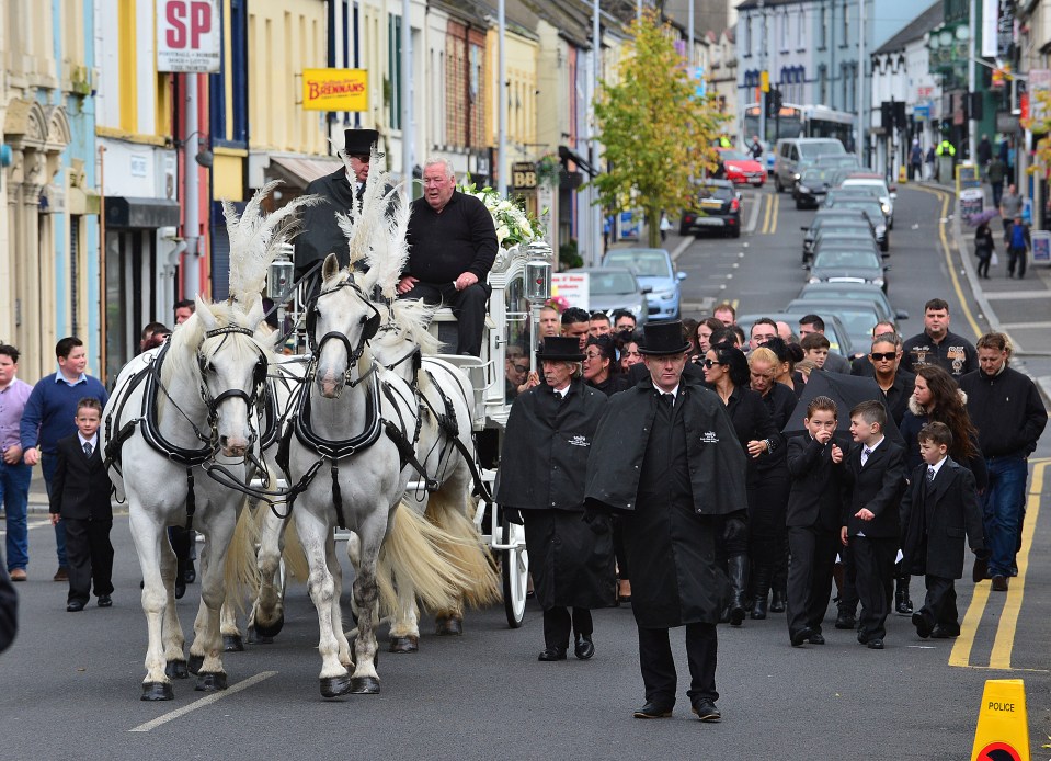  Hundreds turned out to say goodbye in a service fit for a queen