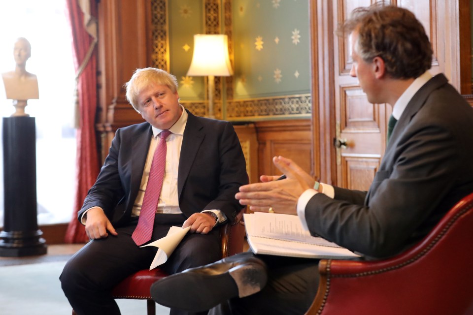  Foreign Secretary Boris Johnson tells our political editor Tom Newton Dunn the government believes Russia is guilty of war crimes in Syria