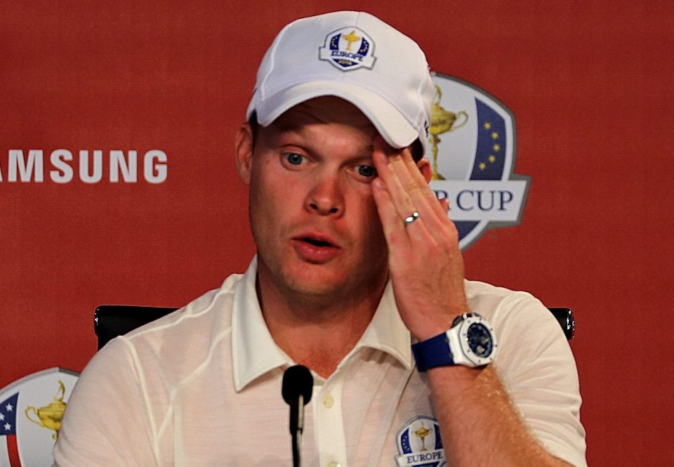  Danny Willett said his brother's remarks put a downer on his Ryder Cup