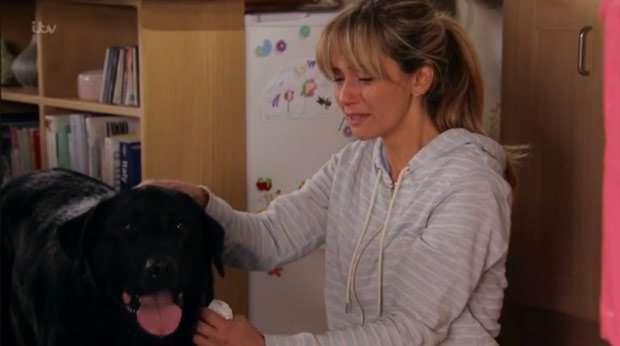 Maria said goodbye to her beloved lab Ozzy on tonight's show 