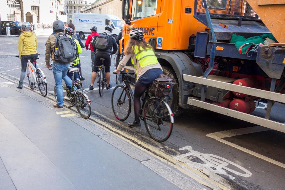  Sadiq Khan says lorries need to have good all-round visibility from the driver's cab otherwise they will not be allowed in the capital