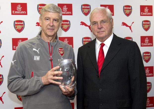 The Arsenal boss has six FA Cups and three Premier League titles during his 20 years