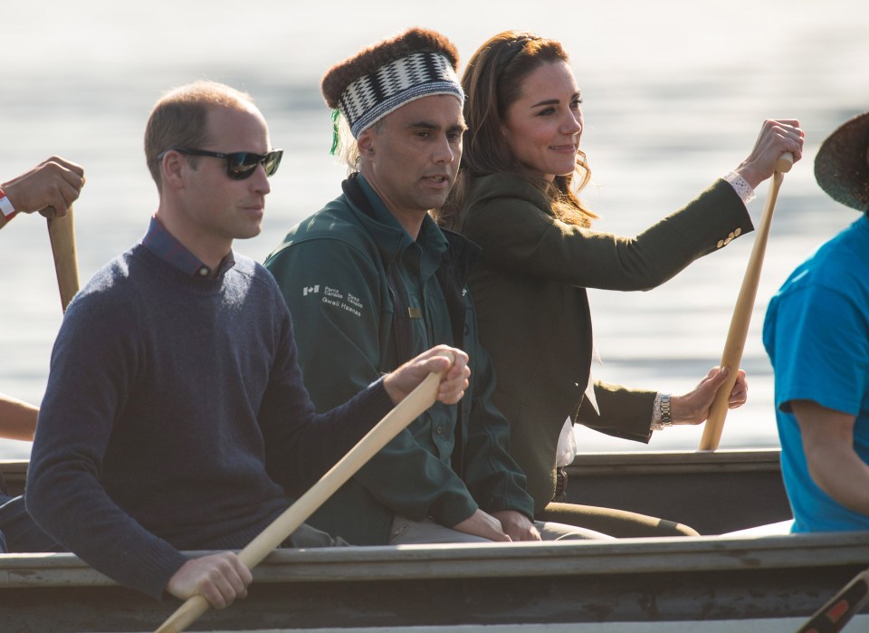  The royal couple learned about traditional carving and the totem pole during their visit to Haida Gwaii