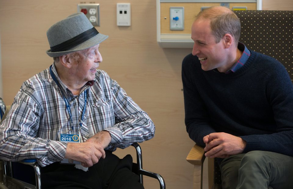  The Duke and Duchess also met with patients at the new hospital