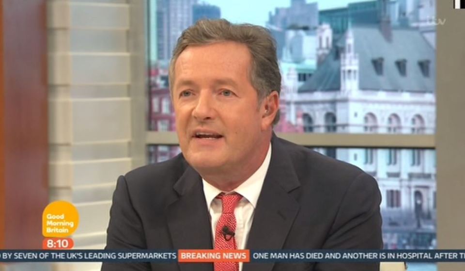 Piers Morgan branded a viewer 'a halfwit' on Monday's Good Morning Britain