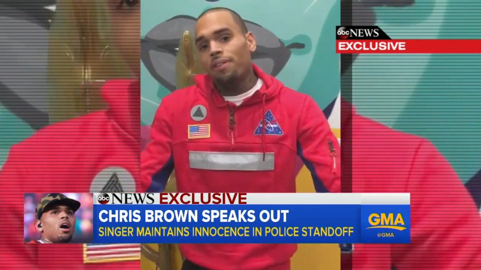 Chris Brown claims he was set up in gun drama by former beauty queen Baylee Curran