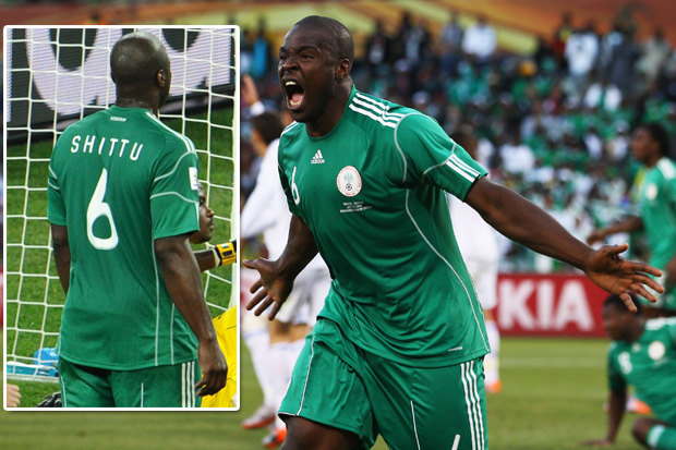  Danny Shittu playing for Nigeria. The defender was a Football League veteran