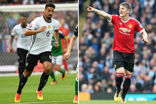 Sami Khedira has leapt to the defence of Bastian Schweinsteiger