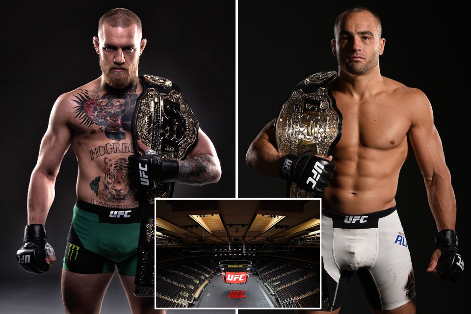  It's champion versus champion as Conor McGregor challenges Eddie Alvarez at Madison Square Garden