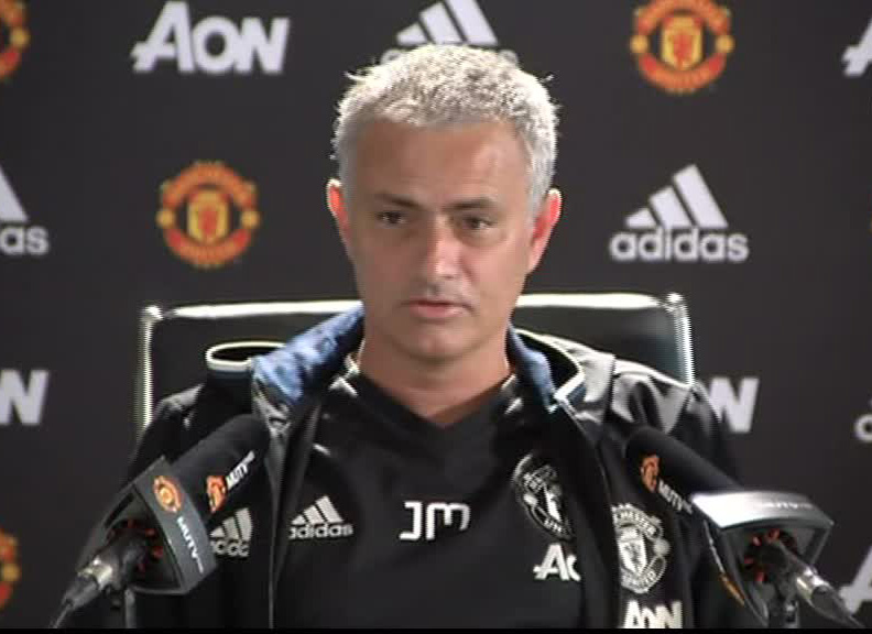  Jose Mourinho speaking ahead of Man Utd's clash with champions Leicester