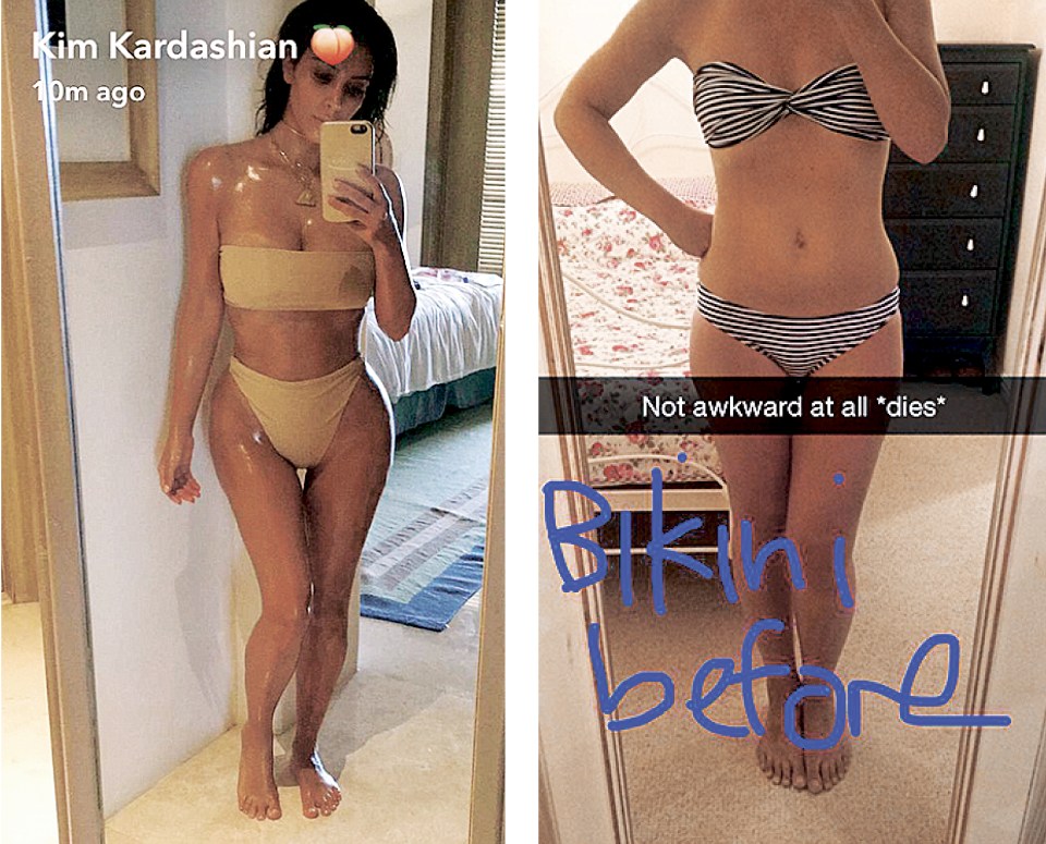  Mieka set out to see if sharing every detail of her weight-loss journey on social media a la Kim K would work for her