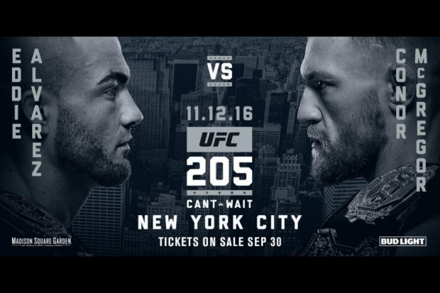 Eddie Alvarez and Conor McGregor will do battle in the main event at Madison Square Garden