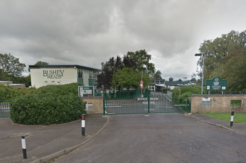  Bushey Meads School has said it is on alert and has spoken with police over the online comments