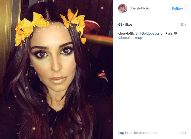  Cheryl was forced to disable comments on her selfie after returning to Instagram on Sunday