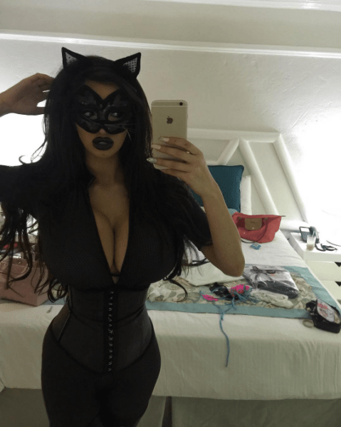  She showed off her wild side as Catwoman