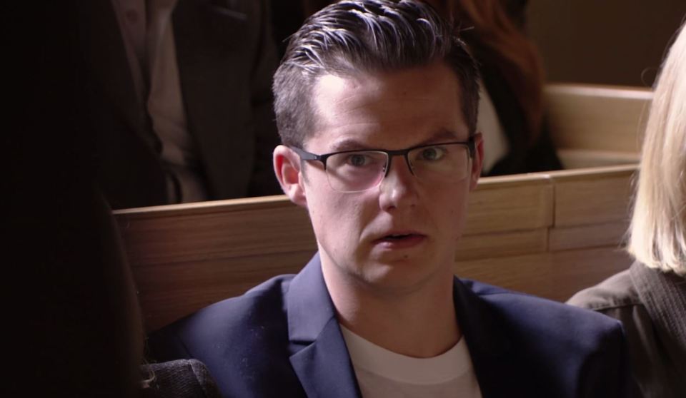  Paul's grieving boyfriend Ben Mitchell was also in court