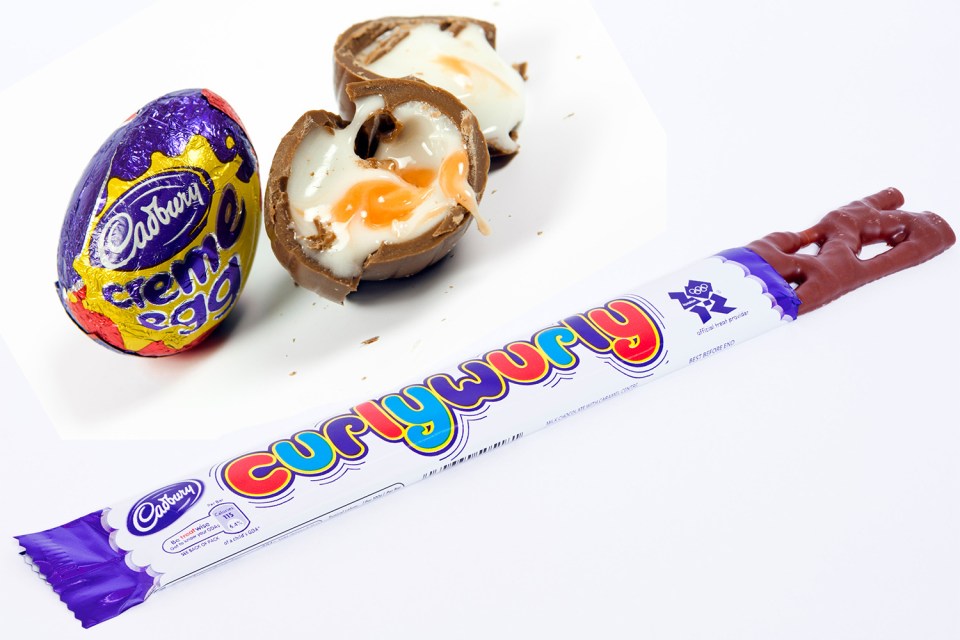  Shrinking snacks... choc fans have also noticed fewer Creme Eggs and Curly Wurlys in multi-packs and