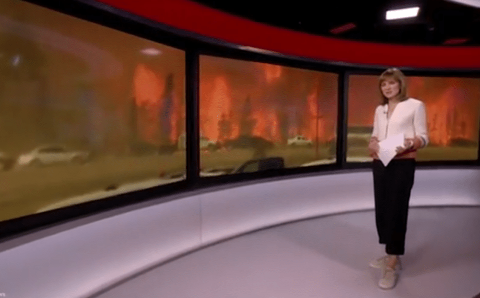  Fiona was forced to present the BBC news in trainers after her accident