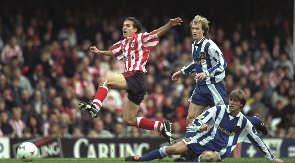  Eyal Berkovic netted twice as Southampton battered Manchester United 6-3