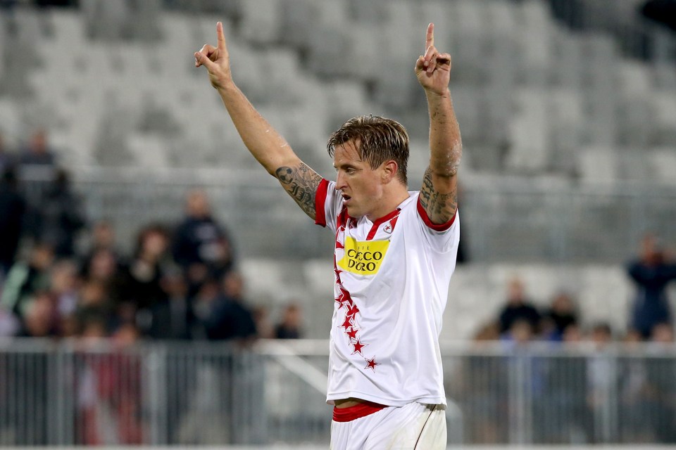 BORDEAUX, FRANCE - OCTOBER 22: Reto Ziegler for FC Sion after the victory in the Europa League game between FC Girondins de Bordeaux and FC Sion at Matmut Atlantique Stadium on October 22, 2015 in Bordeaux, France. (Photo by Romain Perrocheau/Getty Images)