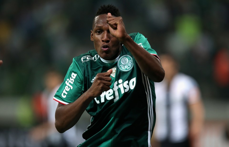  Defender Yerry Mina has scored an impressive four goals in seven games this season