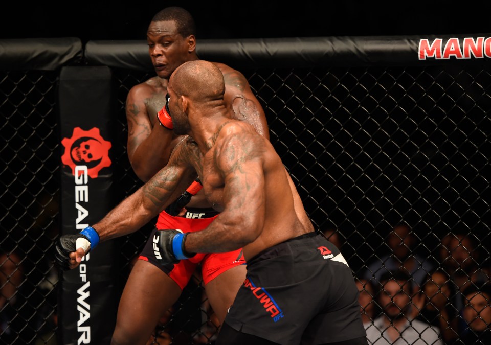  Big-punching Brit: Jimi 'Posterboy' Manuwa scored the biggest win of his career at UFC 204