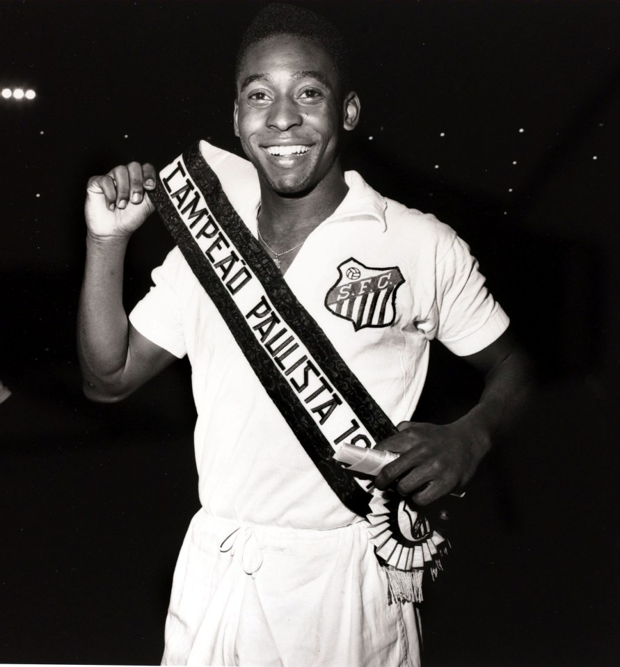  Pele made his Santos debut just two years before World Cup breakthrough