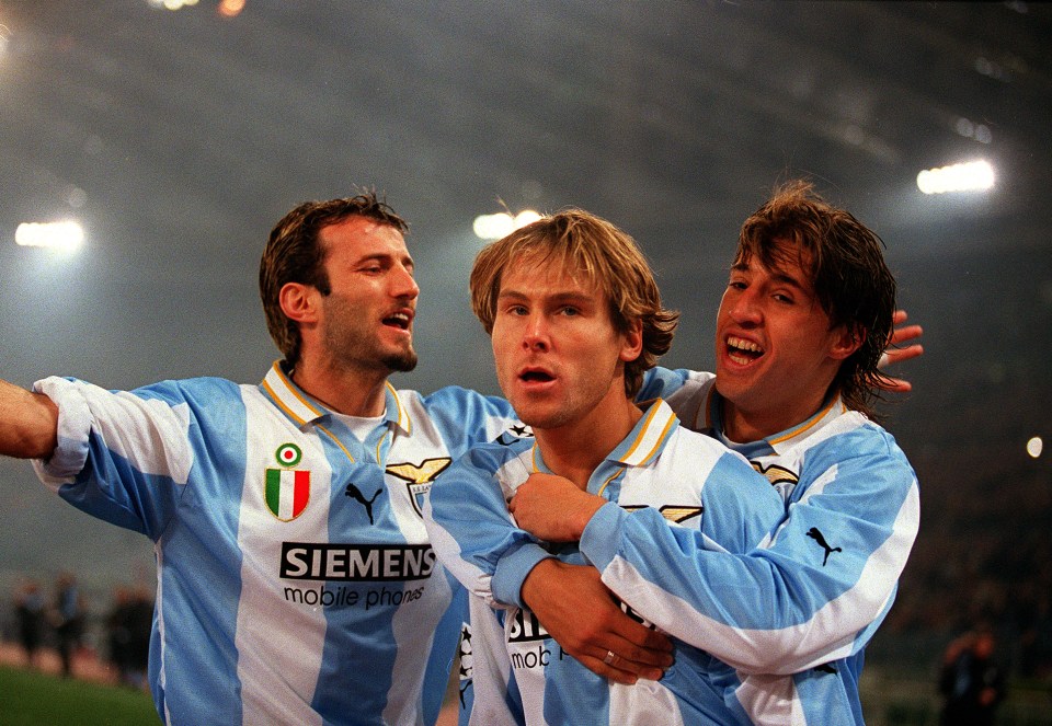  Pavel Nedved was a hero at Lazio and star of the team which won the league in 2000