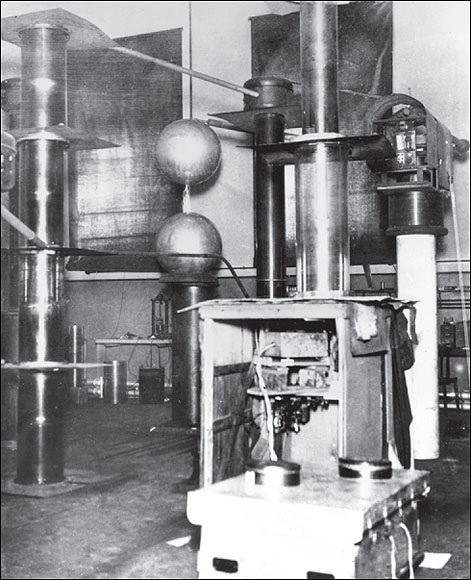  Photograph of Cockroft and Walton’s accelerator, taken in 1932 at the Cavendish Laboratory, Cambridge University.