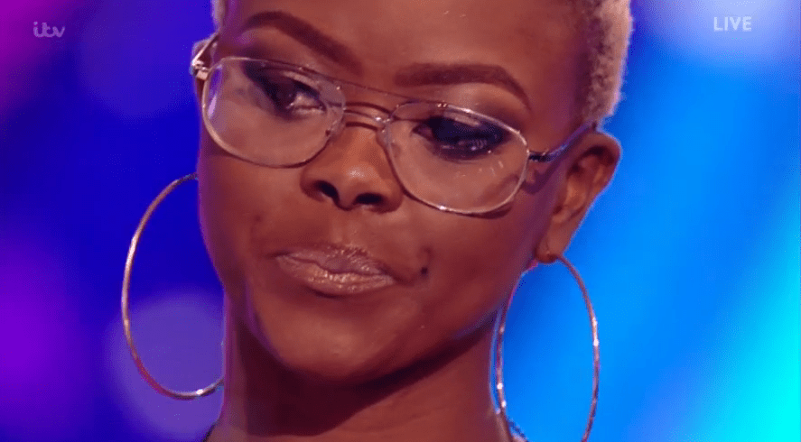 Gifty Louise was left speechless after becoming the fourth act to leave The X Factor