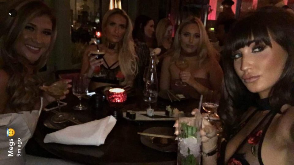 Who needs men? Megan spends a night out with her girls