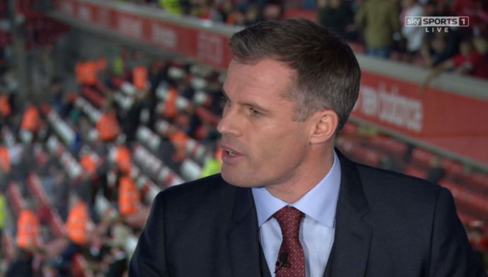  Jamie Carragher is also commenting on the game tonight