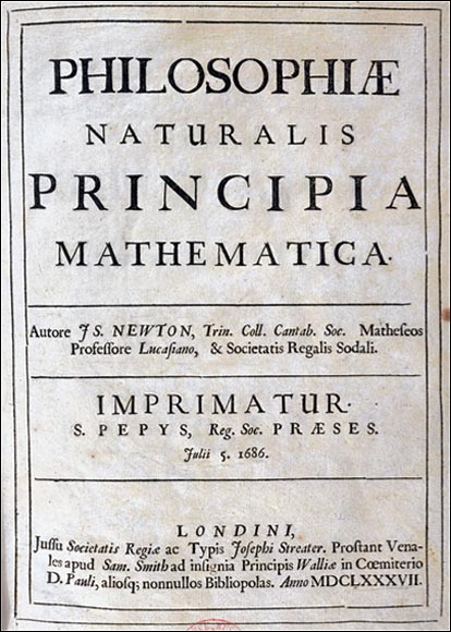  In the 626 pages of 'the Principia', Newton set out mathematical analysis of the motion of solids (dynamics), and of liquids and gases (fluid dynamics).