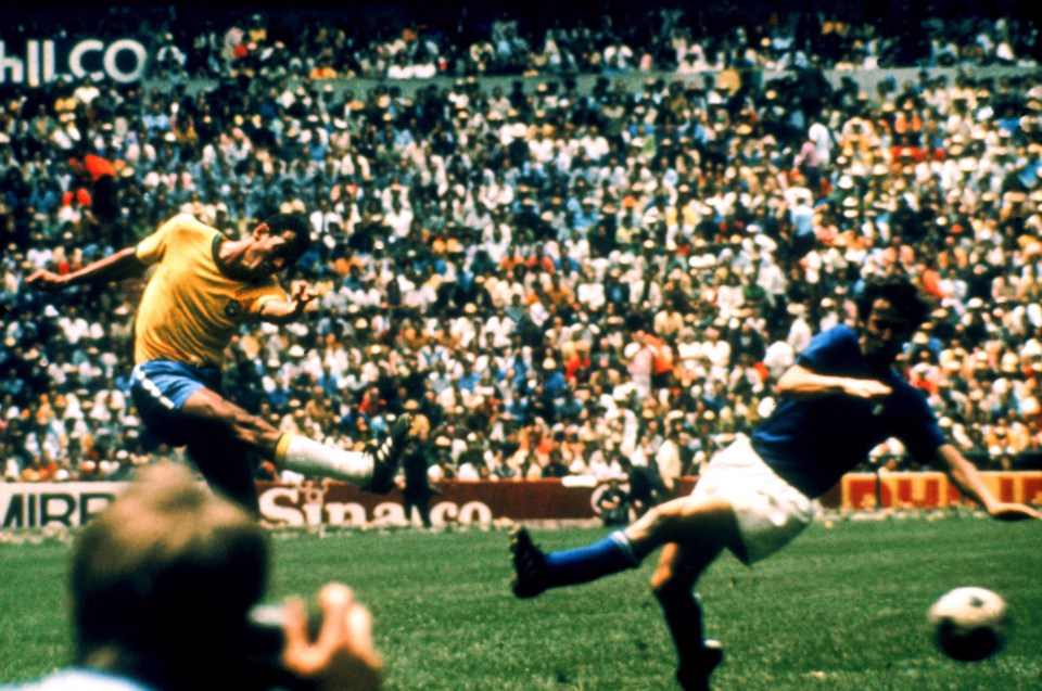  Carlos Alberto smashes the most memorable goal in football against Italy in the World Cup final